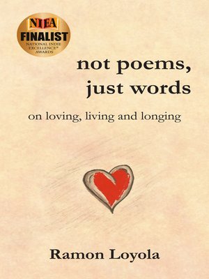 cover image of Not Poems, Just Words